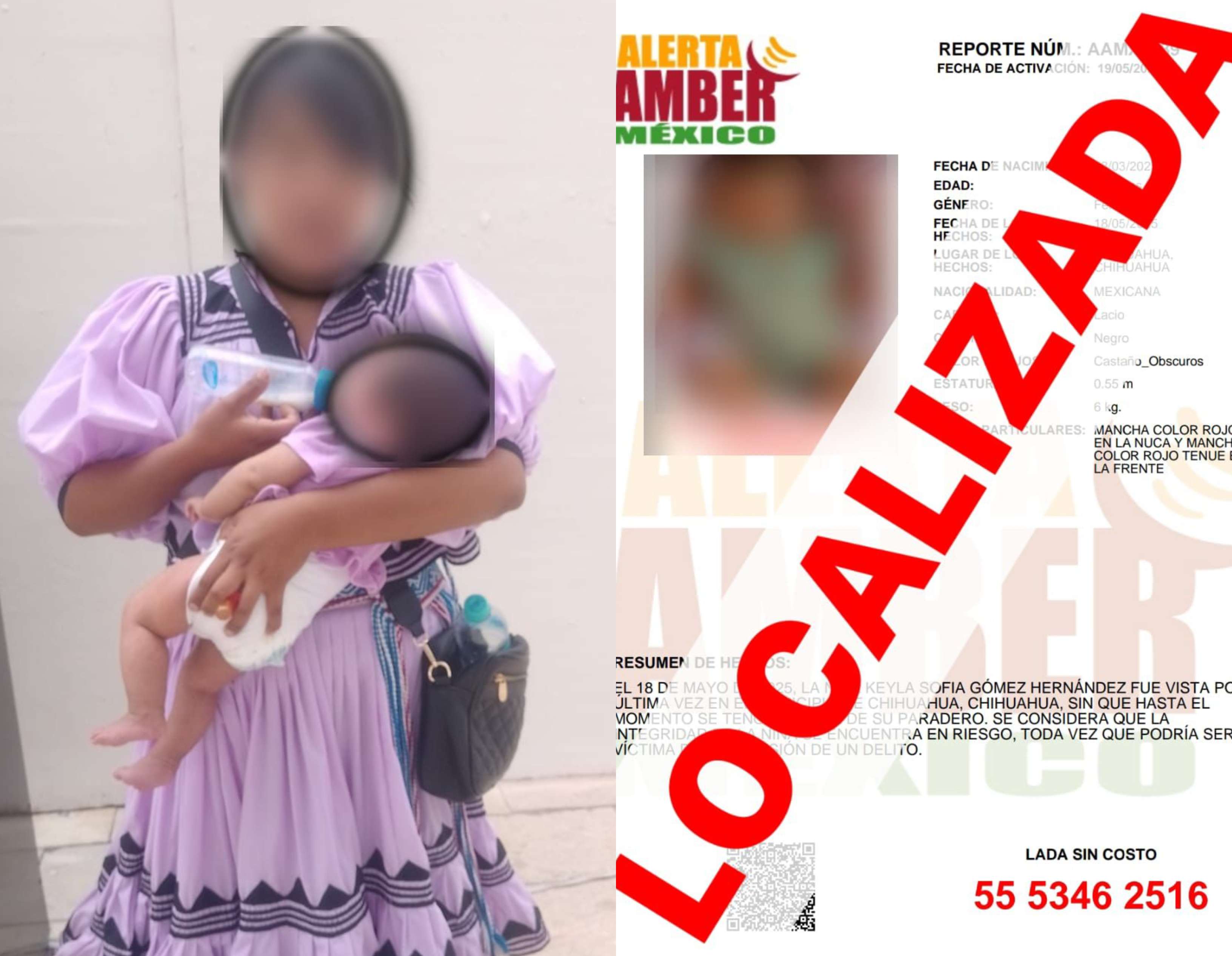 Hallan en Chiapas a bebé sustraída por su padre en la ciudad