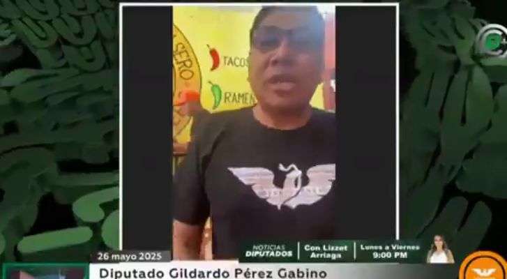 Participa diputado de MC en sesión desde taquería en Veracruz