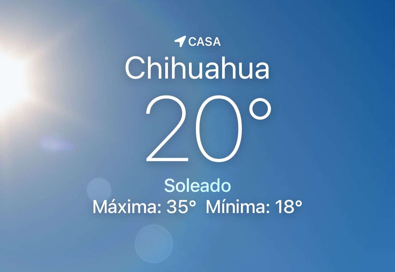 Se espera soleado y máxima de 35 grados centígrados