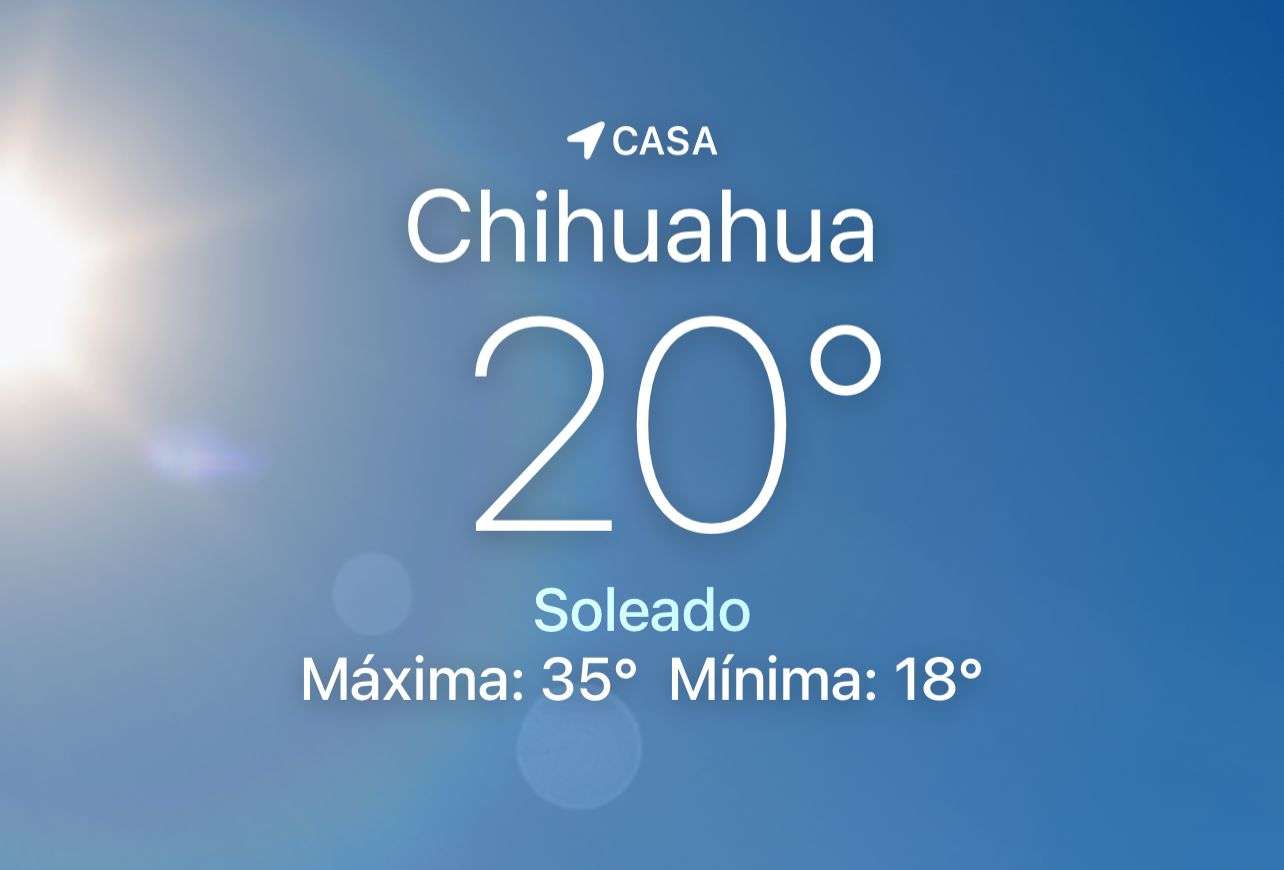 Amanece caluroso con 20 grados centígrados