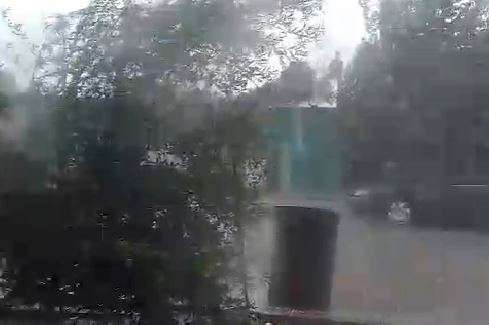 Registra Coronado fuertes lluvias con granizo 