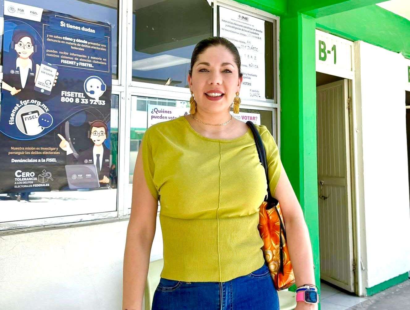 No podemos dejar esto en manos de Morena: Pide Daniela Álvarez salir a votar
