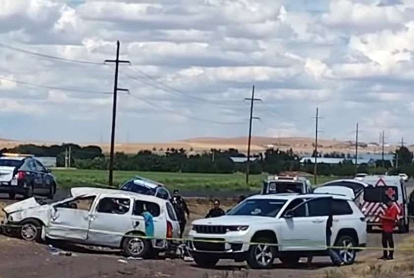 Volcadura en Cuauhtémoc deja 2 muertos y 4 lesionados