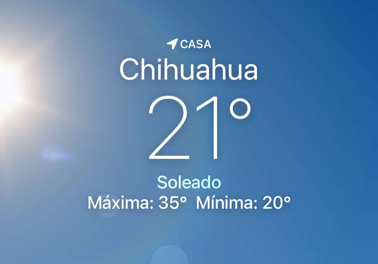Amanece despejado y soleado con 21 grados centígrados