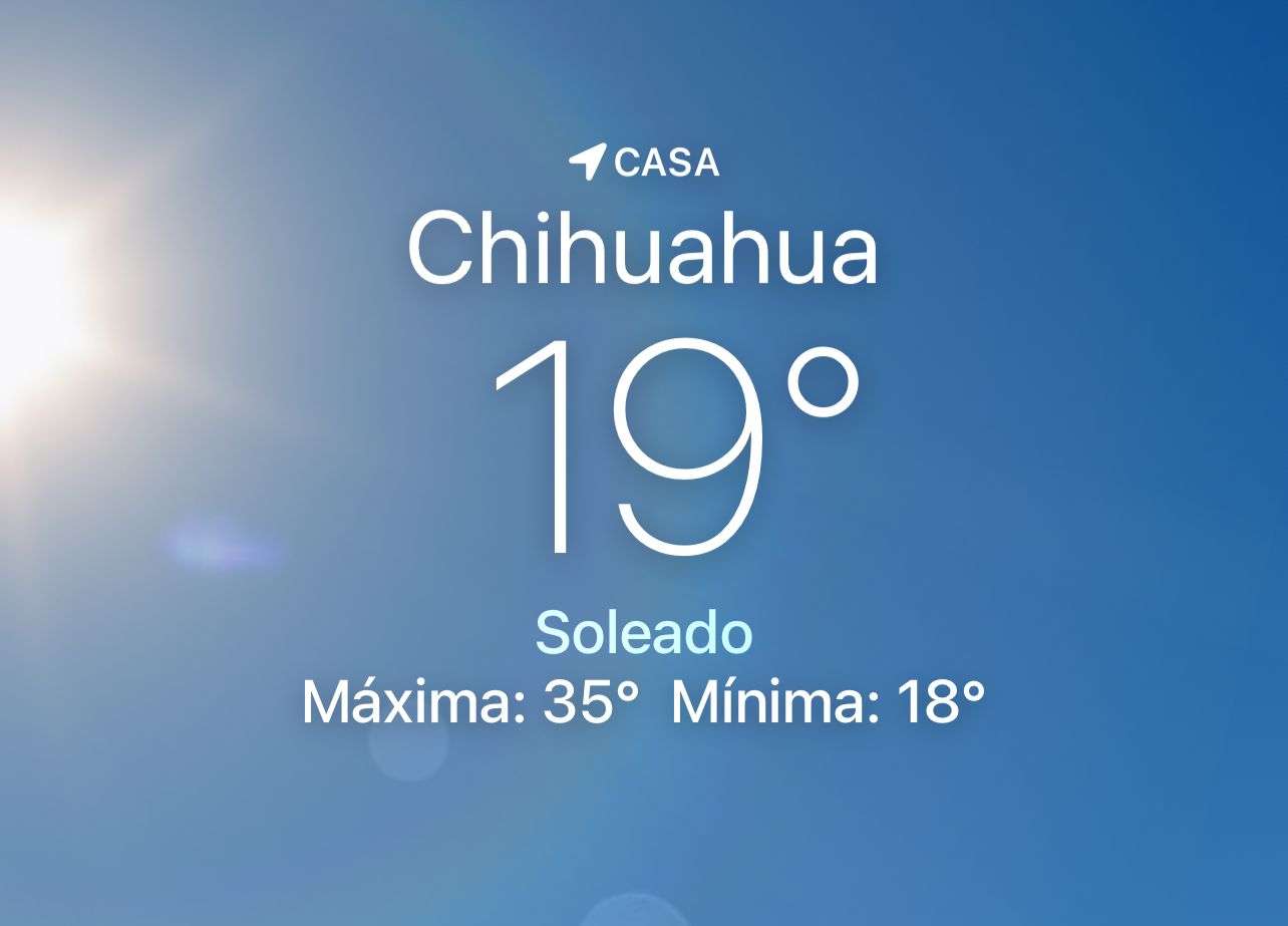 Se espera día caluroso con máxima de 35 grados centígrados