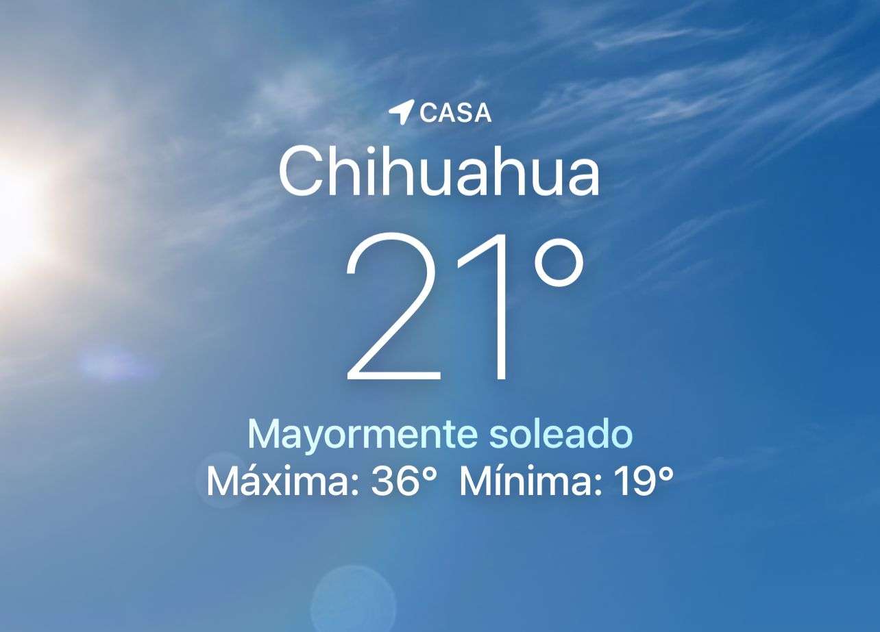 Se pronóstica día caluroso con máxima de 36 grados centígrados
