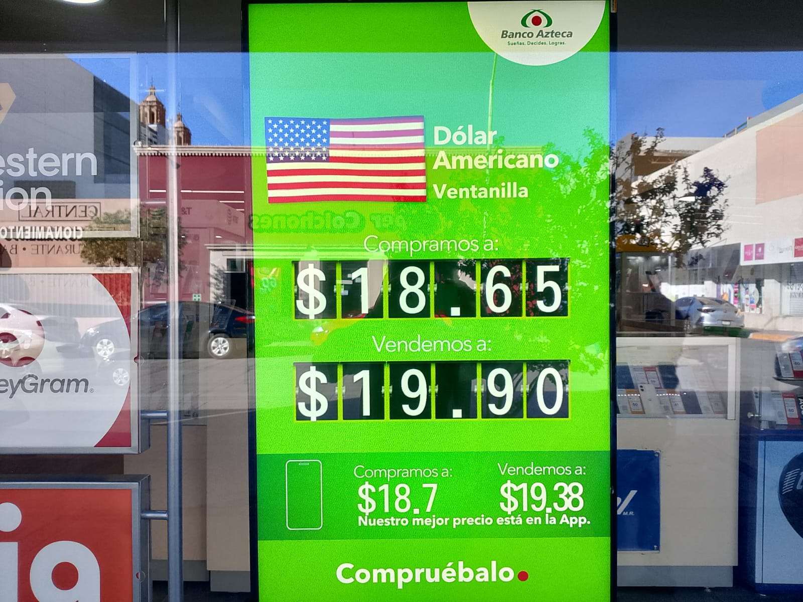 Permanece dólar a $19.90 este viernes