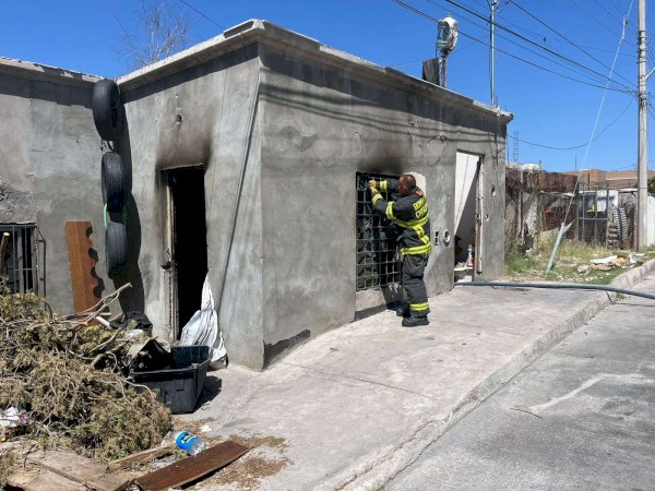 Se incendia casa abandonada usada como picadero | La Opción de Chihuahua