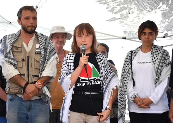 Intercepta Israel buque con ayuda humanitaria para Gaza; detienen a Greta Thunberg