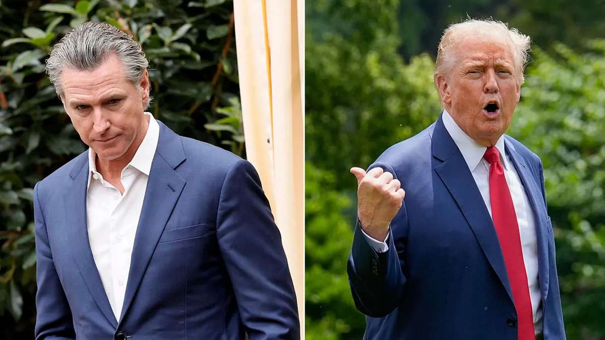 Sugiere Trump arrestar a gobernador de California por manifestaciones pro migrantes