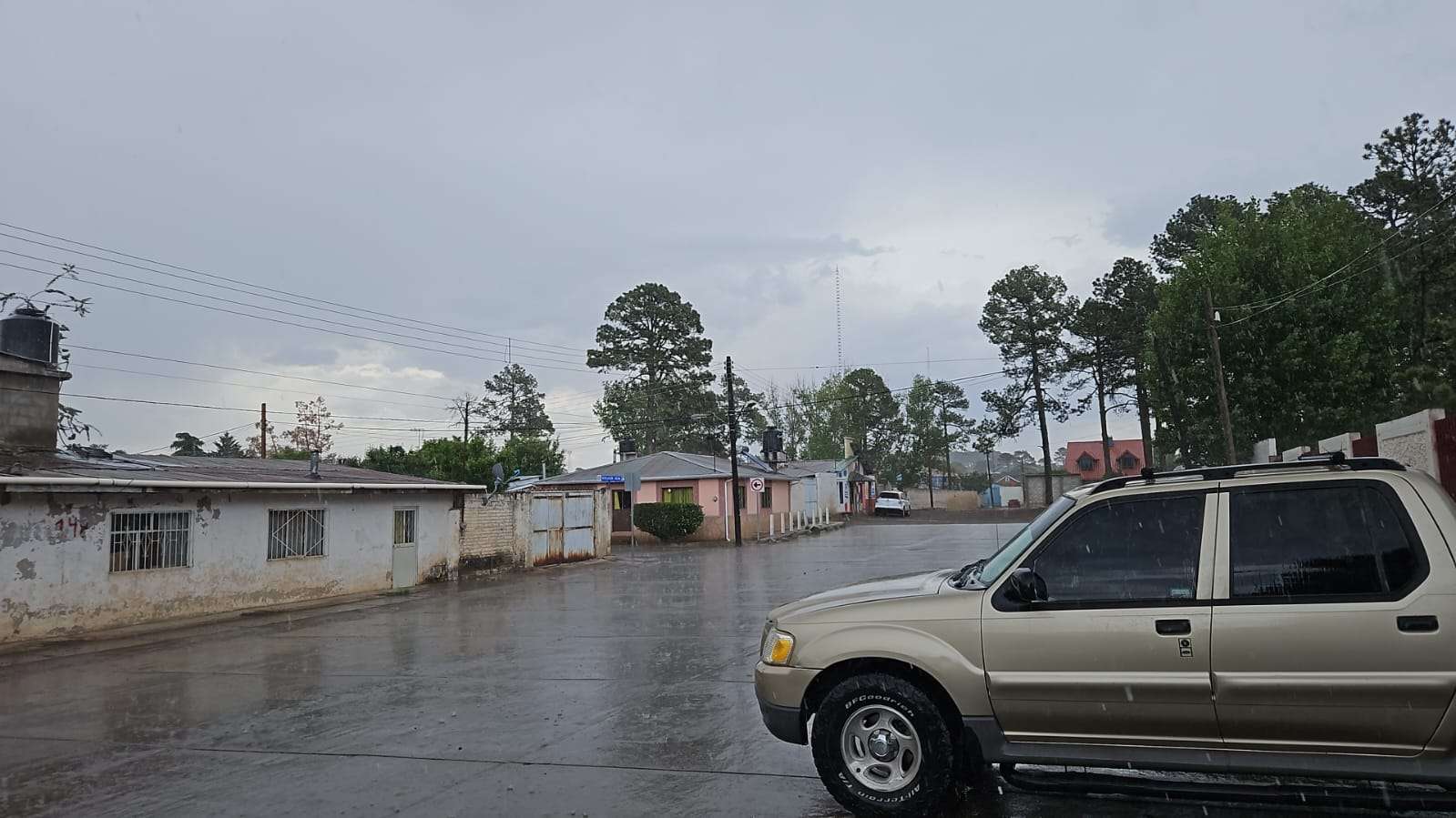 Llueve y graniza en la región serrana de Chihuahua