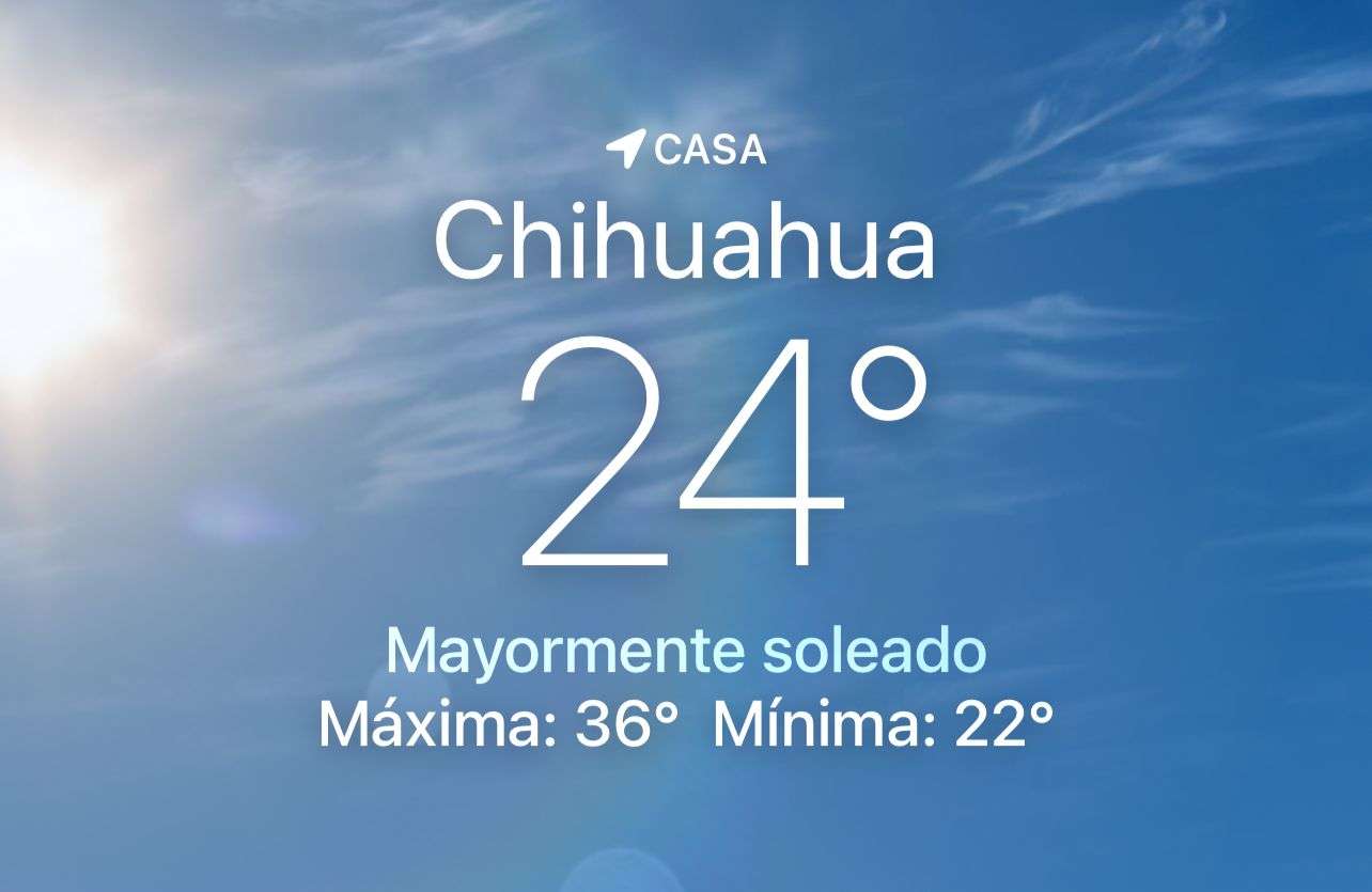 Se espera calorón con máxima de 36 grados centígrados