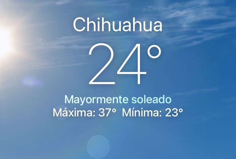 Pronostican un domingo caluroso con máxima de 37°C