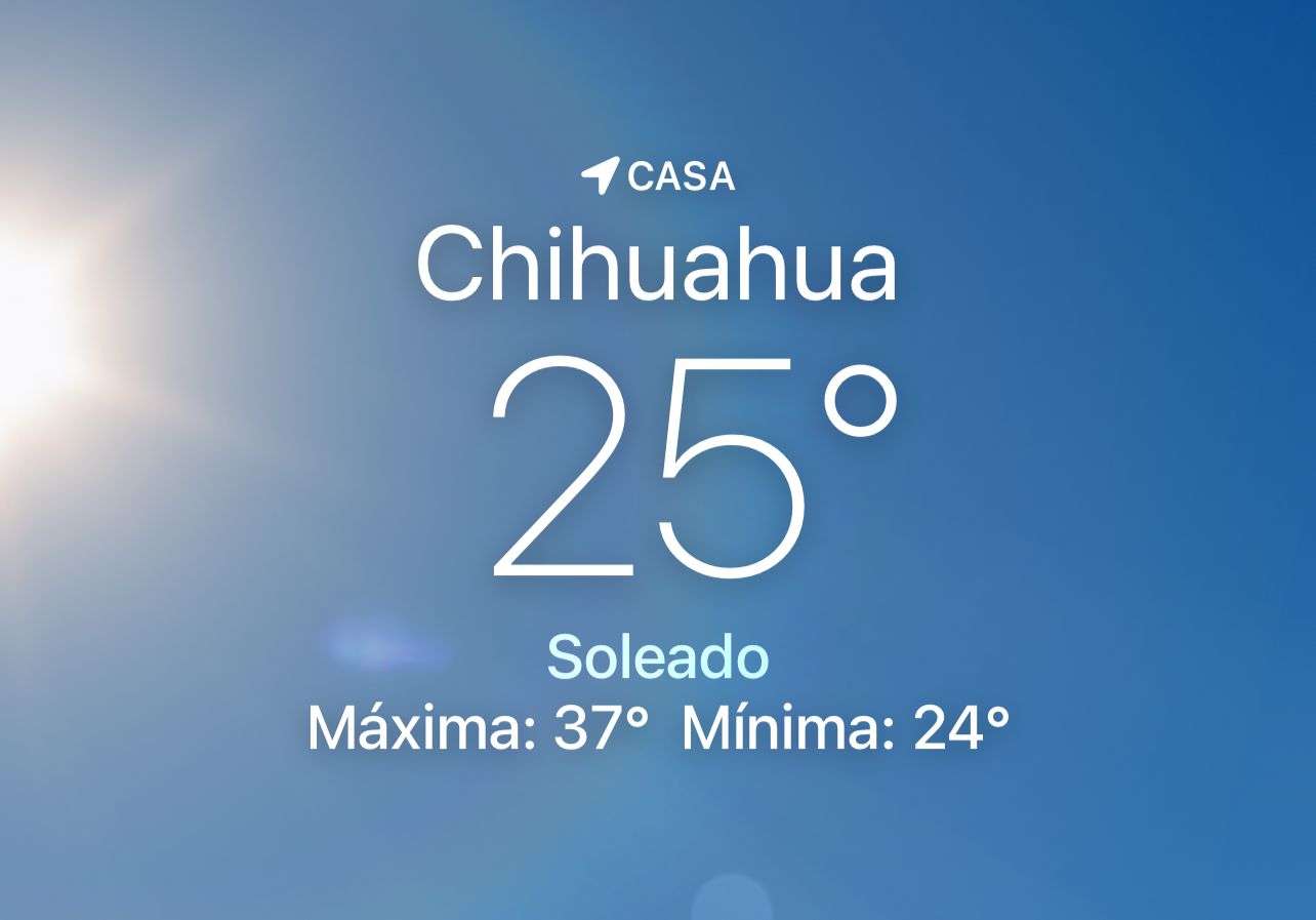 Amanece soleado y despejado con 25 grados centígrados