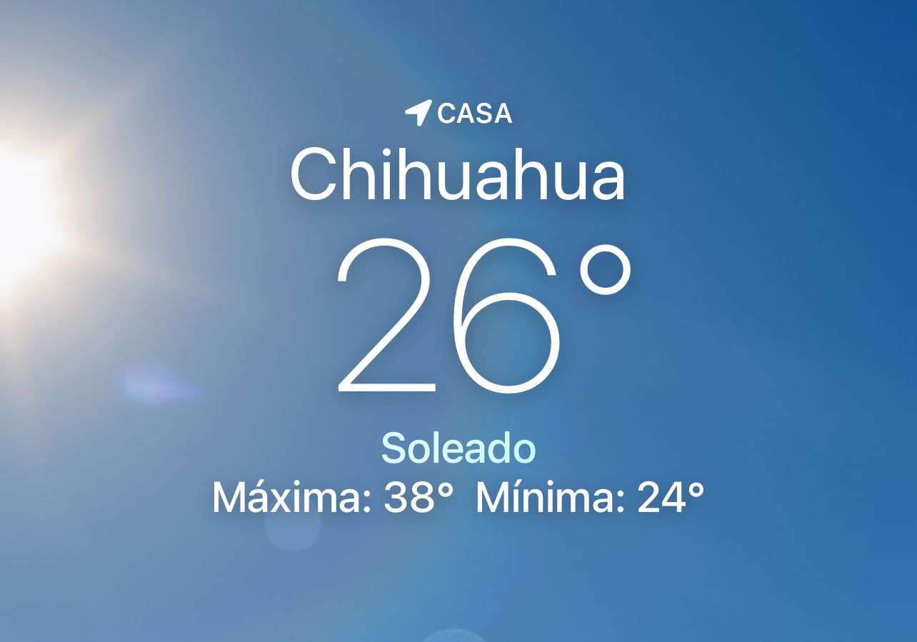 Amanece despejado y soleado con 28 grados centígrados