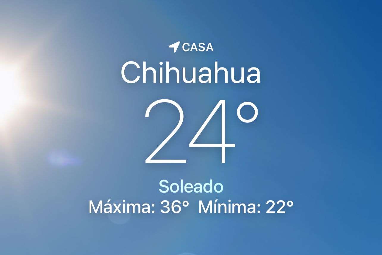 Se espera soleado con máxima de 36 grados centígrados