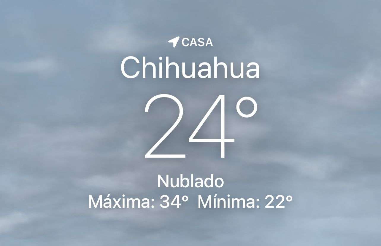 Amanece nuboso con temperatura de 24 grados centígrados
