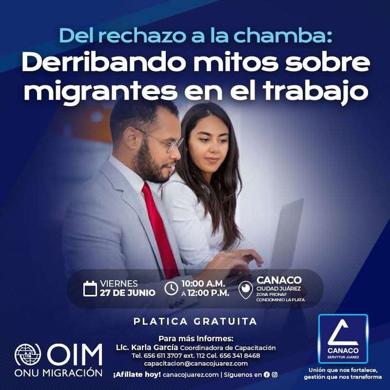 Buscan derribar mitos sobre el migrante en el trabajo