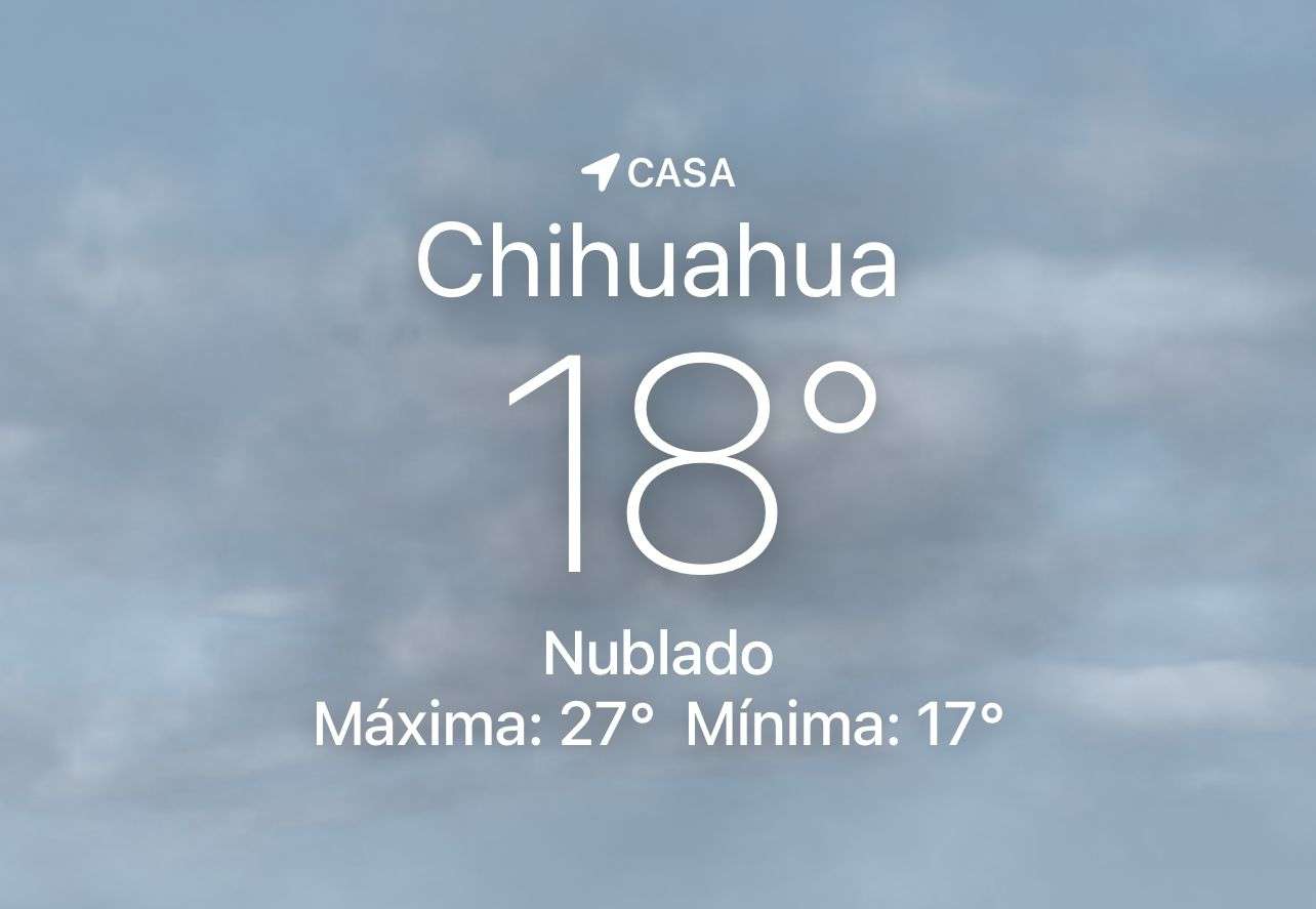 Pronostican nubes y lluvia con máxima de 27 grados centígrados