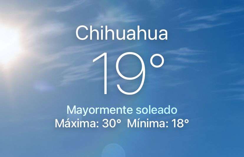Pronostican un domingo lluvioso con máxima de 30°C