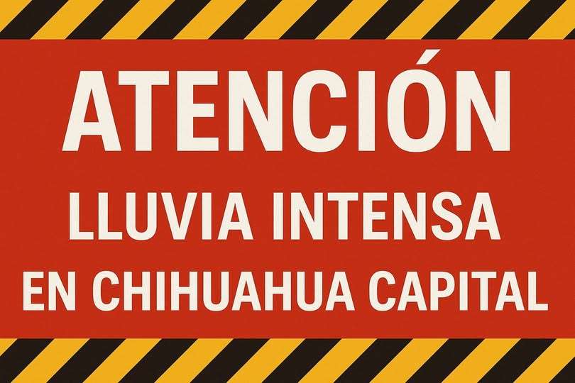 Lanza estado alerta por intensas lluvias en la ciudad