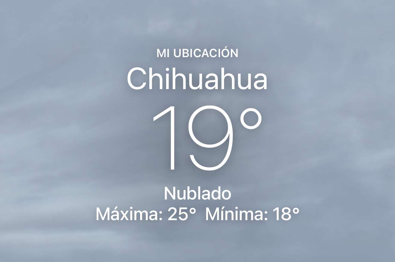 Amanece lluvioso con temperatura de 19 grados centígrados 