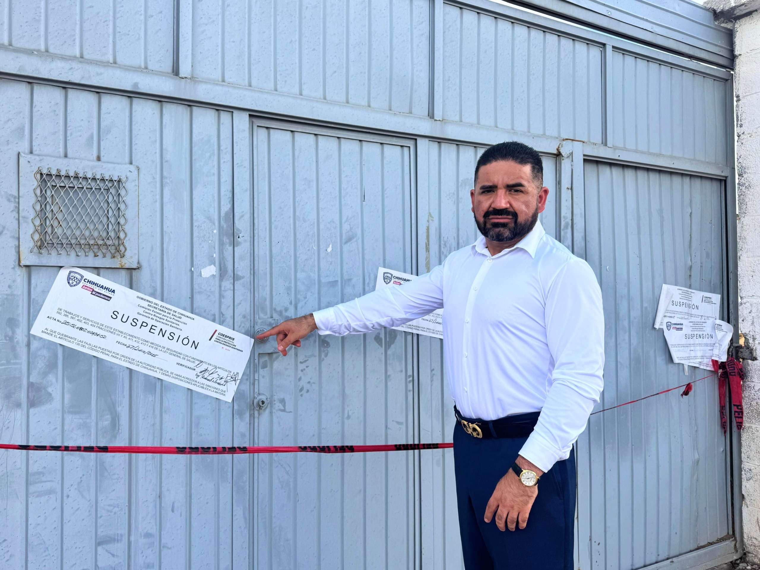 Denuncia Diputado violación de sellos de clausura en crematorio de Juárez