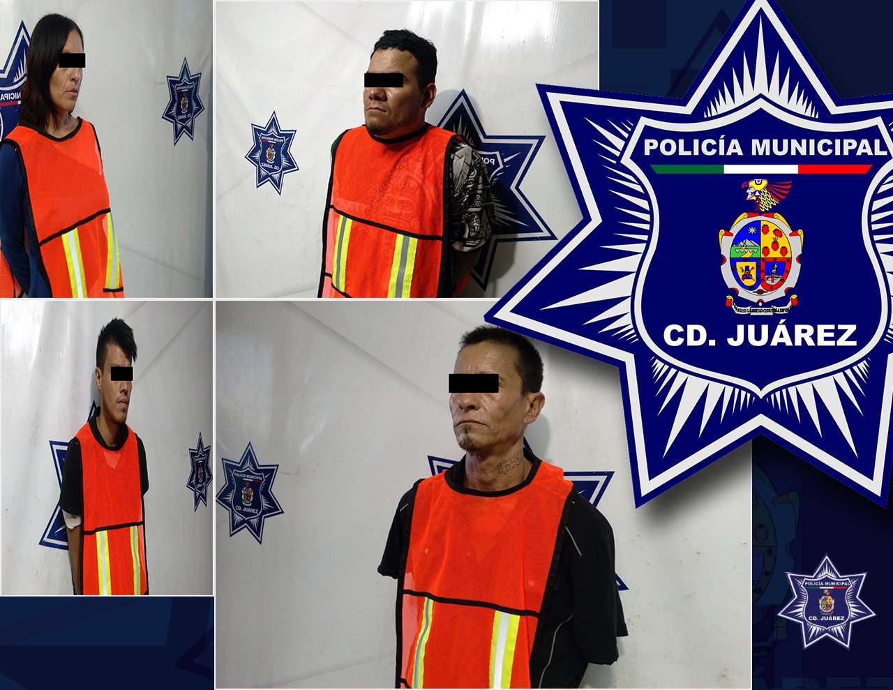 Capturan a 4 prófugos de la justicia