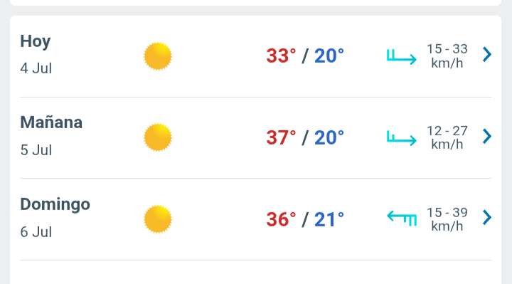 Día con nubes y claros, temperatura hasta 33°C para Juárez