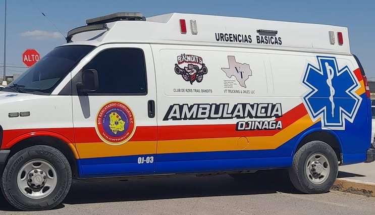 Grupo armado atraca ambulancia en la rúa Aldama a Ojinaga