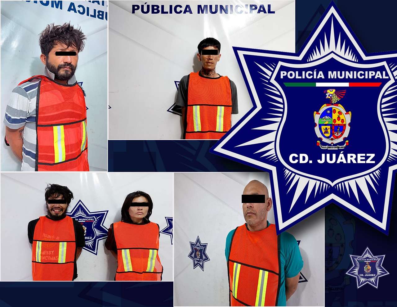 Arrestan a 5 por violencia familiar