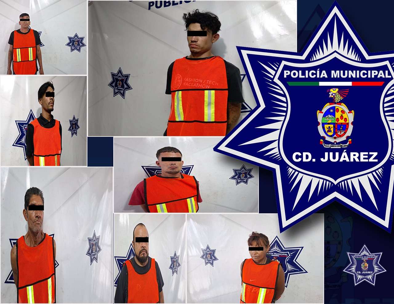 Detienen en diferentes hechos a siete prófugos de la justicia