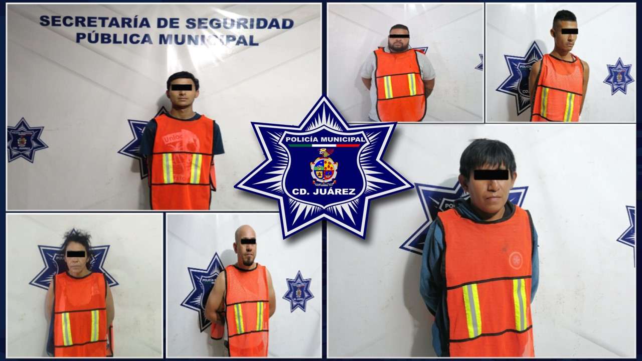 Arrestan a seis personas por violencia familiar