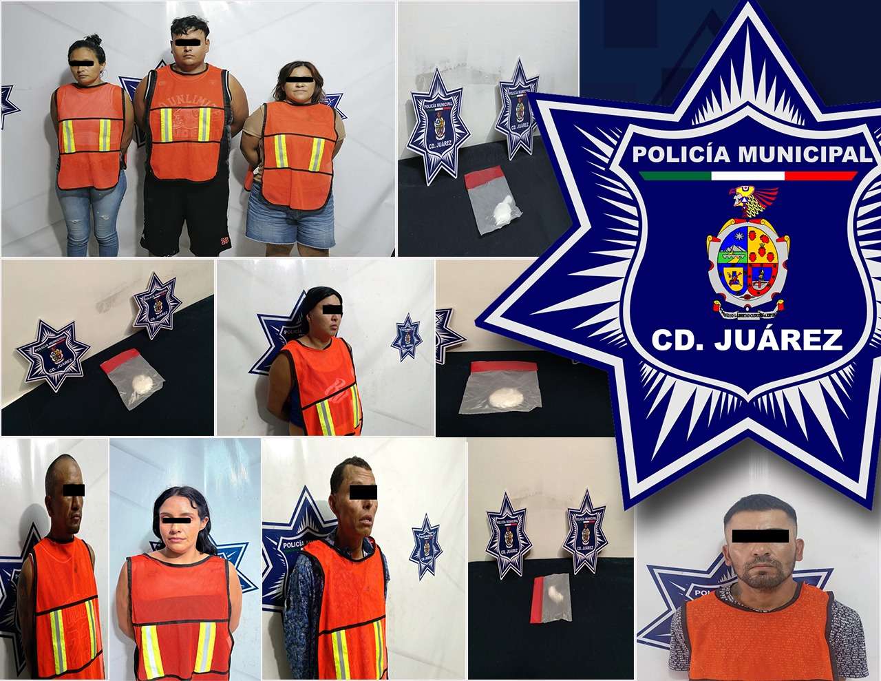 Arrestan a ocho por narcomenudeo en distintas colonias de Juárez