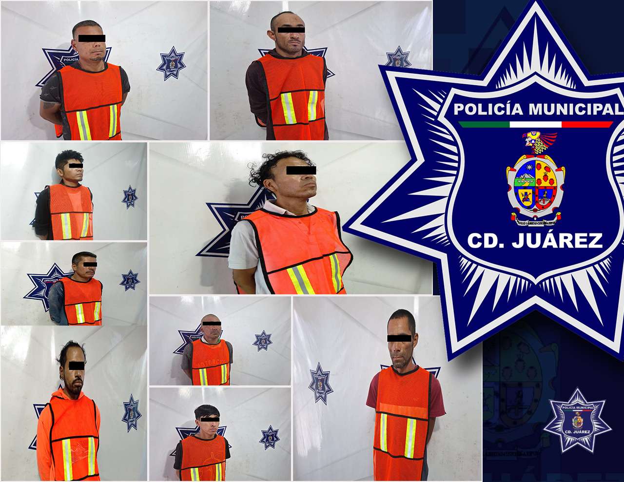 Detienen a nueve prófugos en diversos puntos de la ciudad