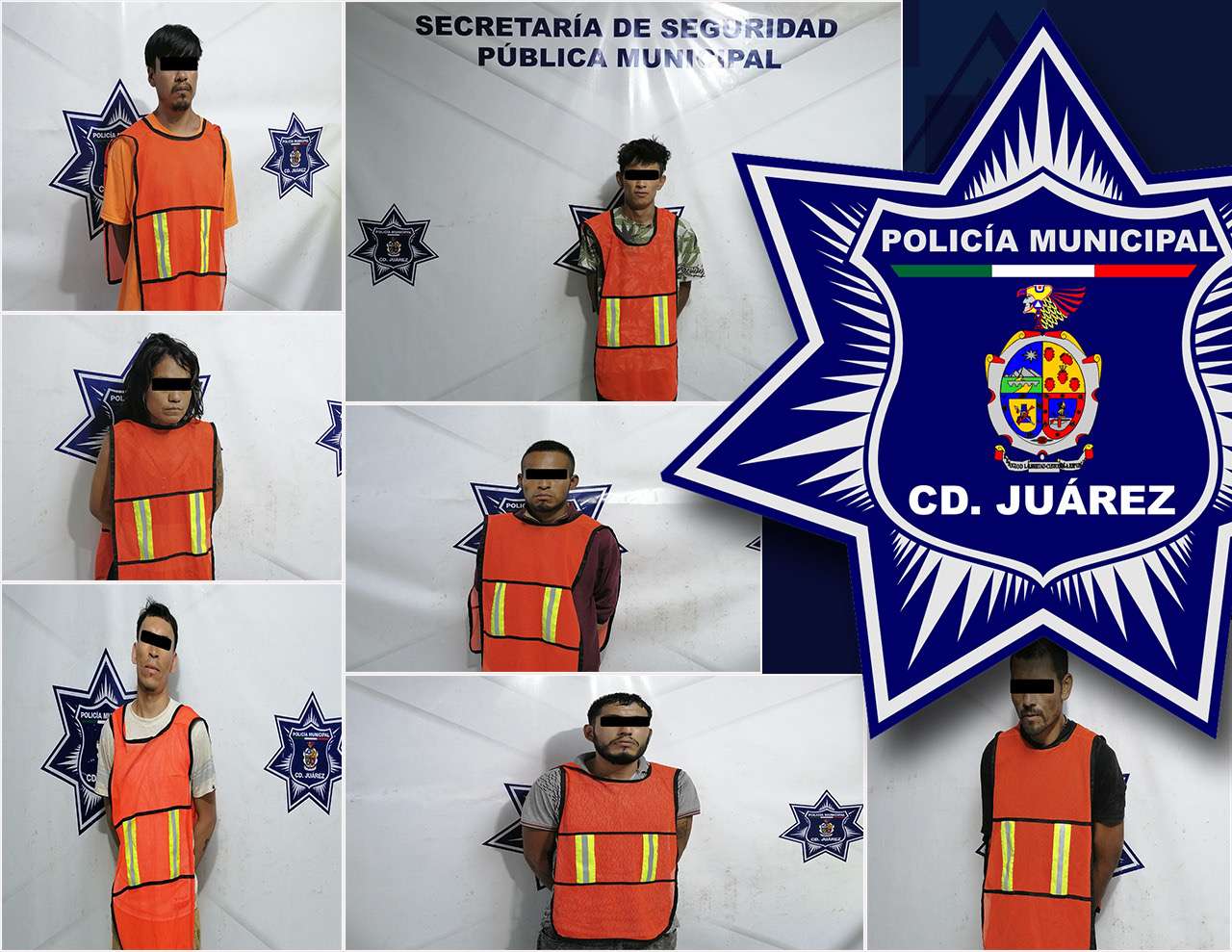 Detienen a 7 con orden de aprehensión; mayoría por delitos contra la salud