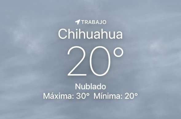 Se espera día nuboso y lluvia con máxima de 30 grados centígrados
