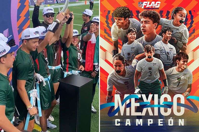 Se consagra México campeón de flag football ante Australia