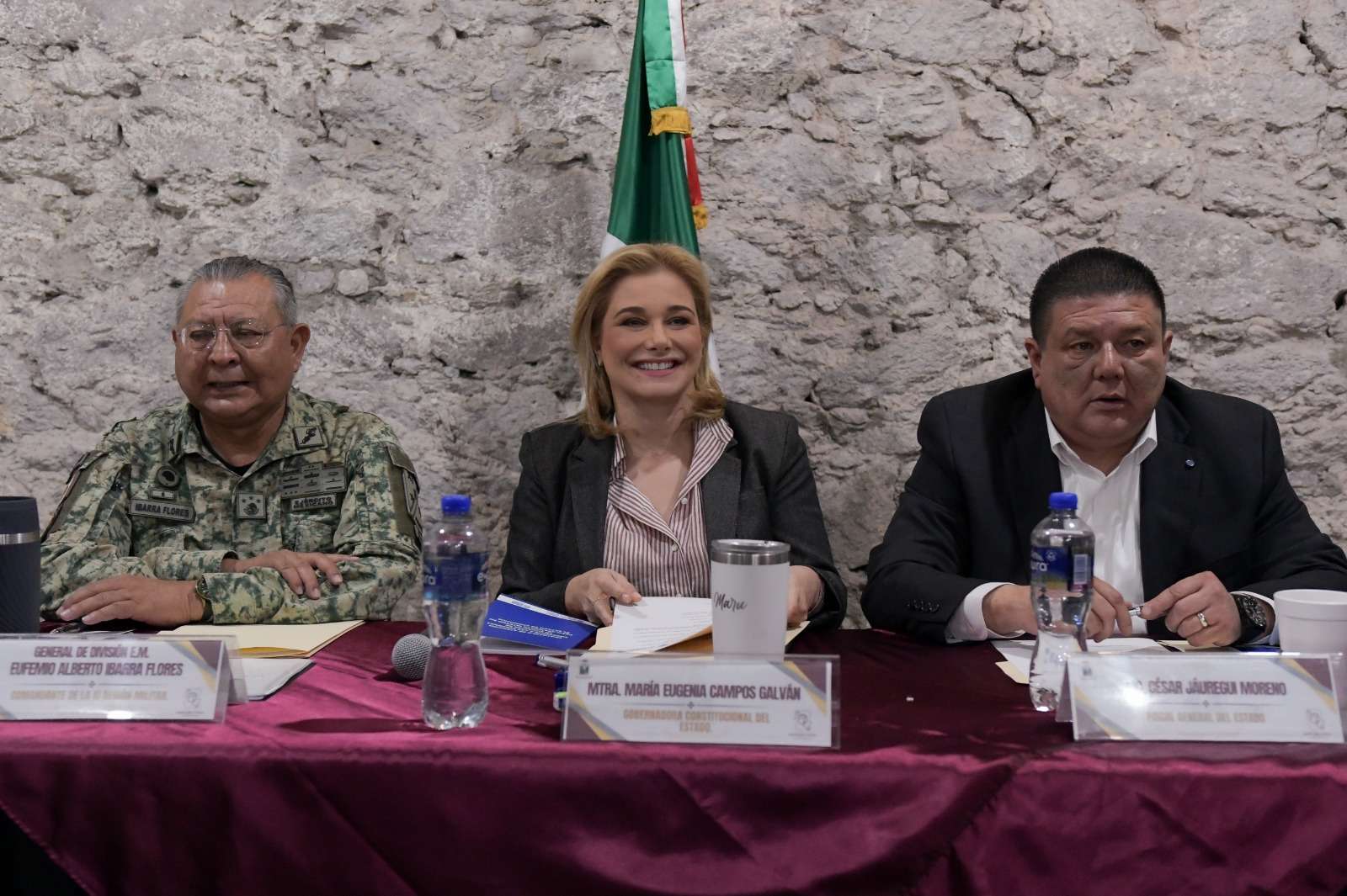 Coordina Maru esfuerzos para regresar la paz a Guadalupe y Calvo