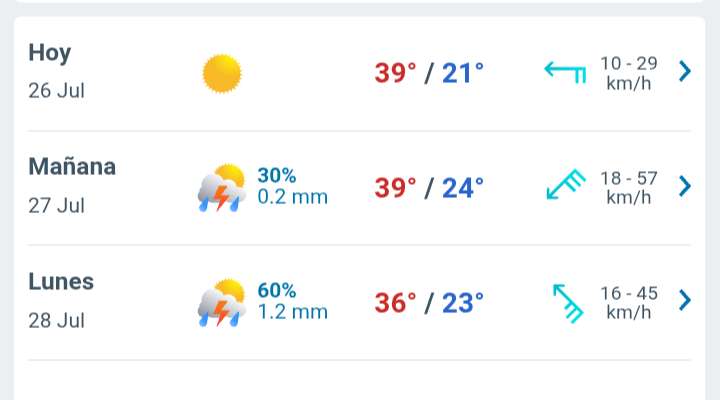 Día soleado con temperatura hasta 39°C en Juárez