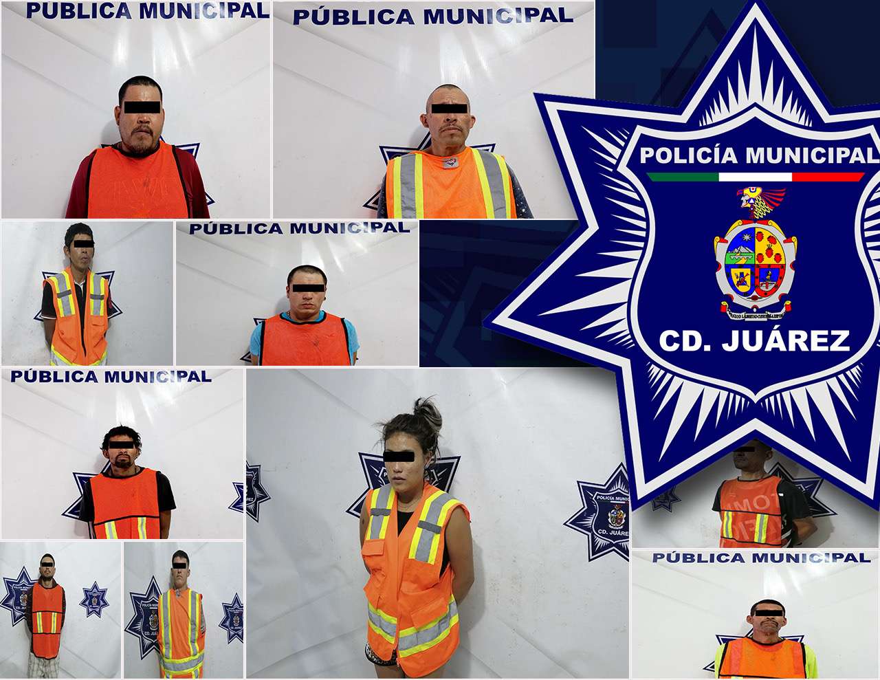 Detienen a 10 con orden de aprehensión