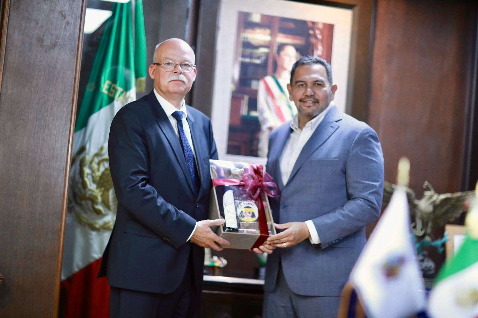 Visita embajador de Alemania al Presidente Cruz