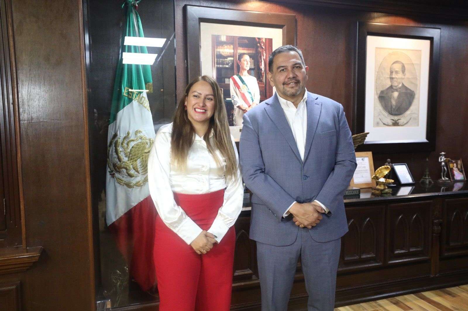 Recibe Pérez Cuellar a alcaldesa de Nuevo Casas Grandes