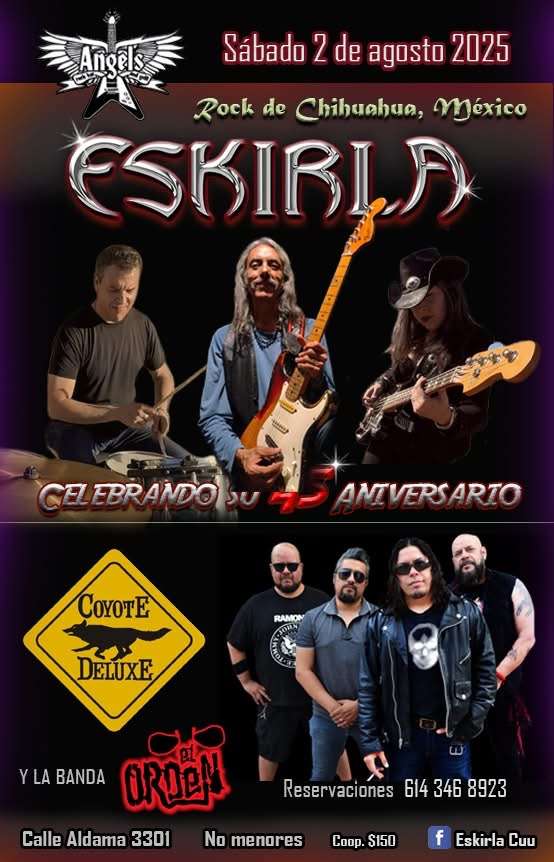 Celebrará Eskirla su 45 aniversario con evento musical