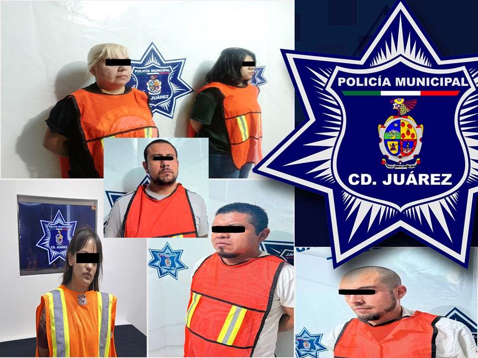 Arrestan a 6 por violencia familiar 