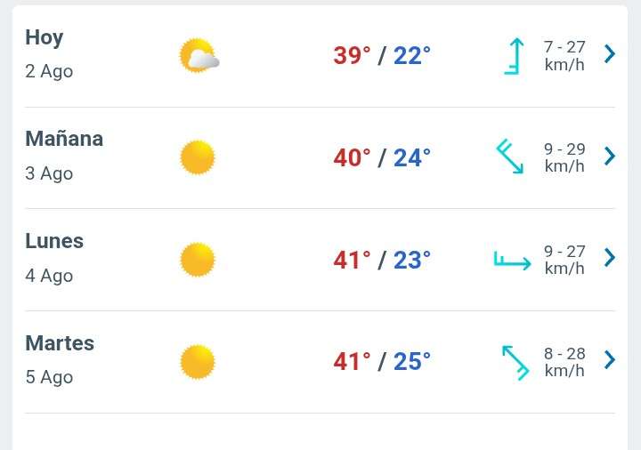 Día soleado con temperaturas hasta 39°C en Juárez