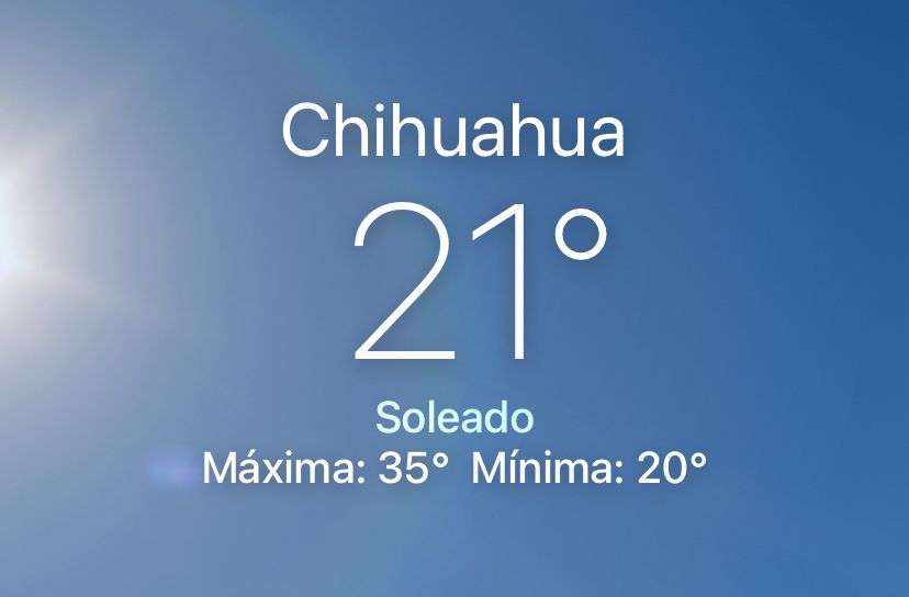 Pronostican un domingo caluroso con máxima de 35°C