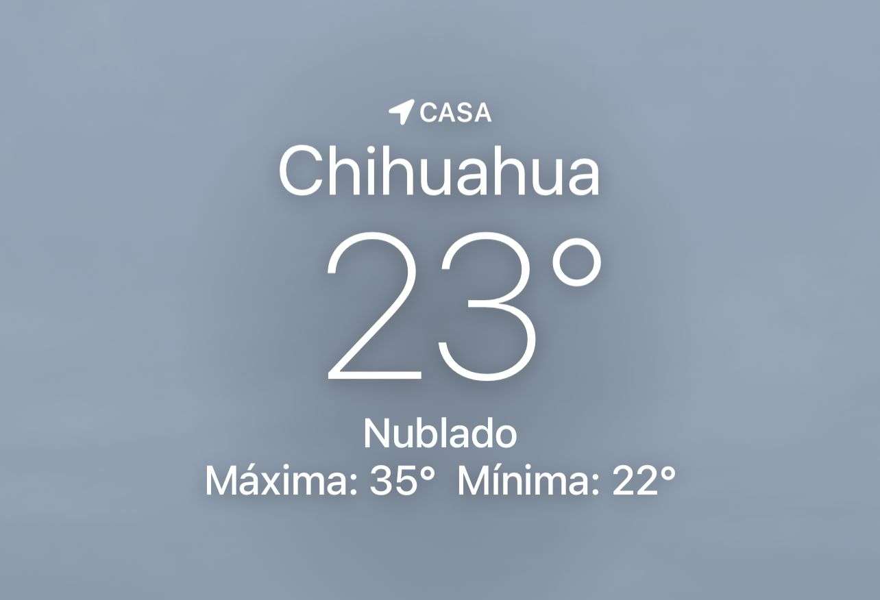 Amanece nuboso con temperatura de 23 grados centígrados 