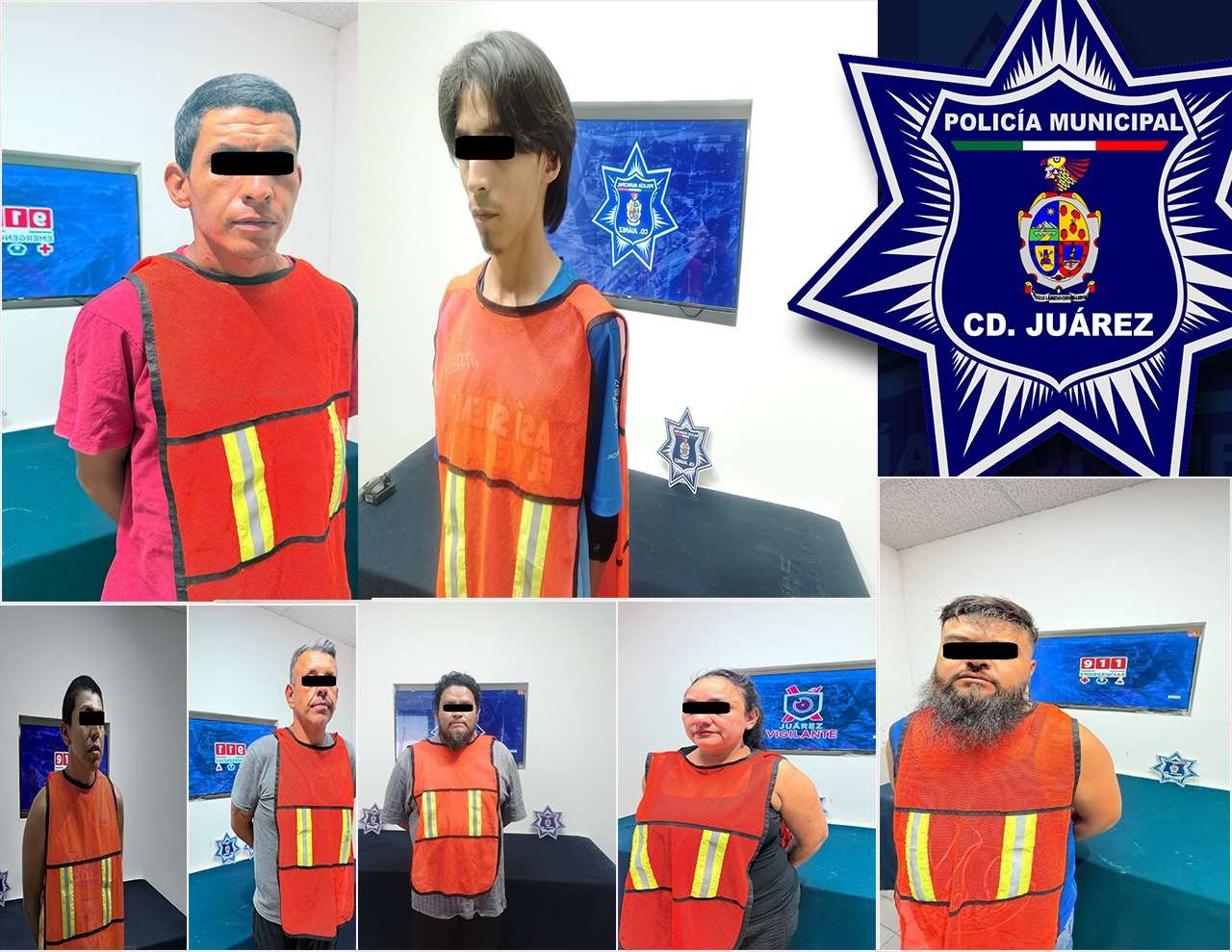 Detienen a siete personas por casos distintos de violencia familiar