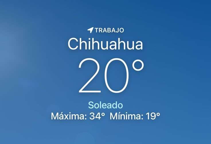 Amanece despejado y fresco con 20 grados centígrados